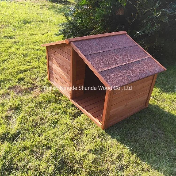 Sdd011 Outdoor Wooden Luxury Dog House Dog Kennel with Balcony