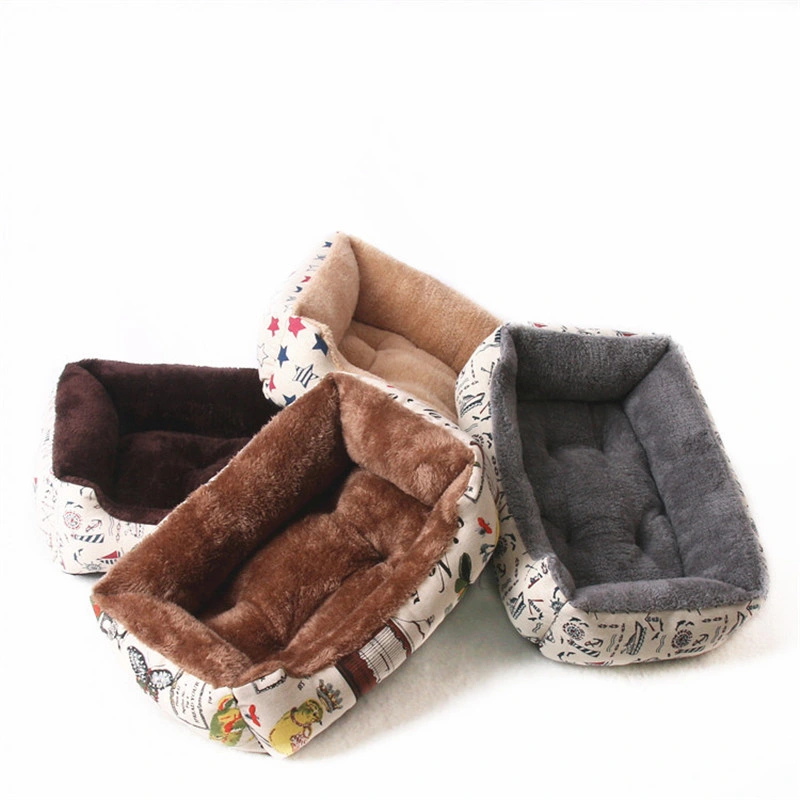 Kennel Winter Warm Thickened Arctic Velvet Pet Nest Teddy Golden Fur Small, Medium and Large Dog Mattress Manufacturers Sales